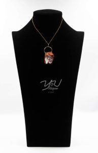 Druzy Geode in Red