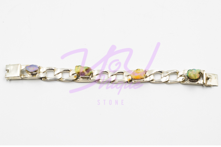 4 Opal Large Link Bracelet