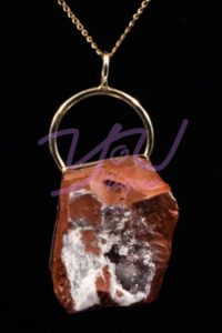 Druzy Geode in Red