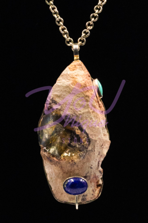 Imbedded Stone Fire Opal