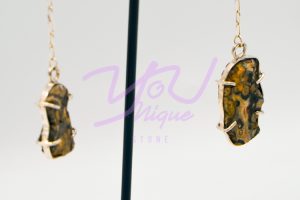 Woolly Mammoth Tusk Danglilng Earrings 1