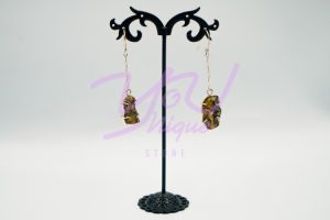 Woolly Mammoth Tusk Danglilng Earrings 1