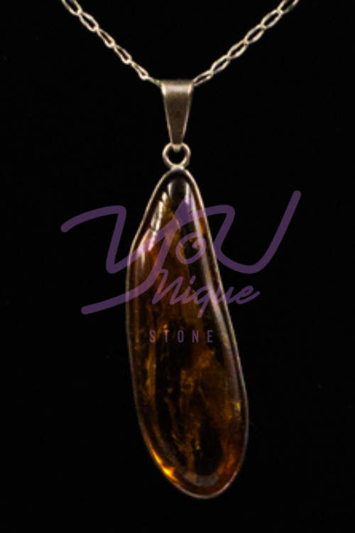 Red Amber with Termite Inclusions