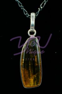 Three Ants Amber Pendant