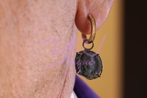 Roman Coin Earring Hoop