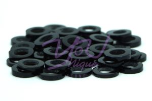 Black Obsidian Hoops