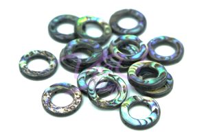 Mother of Pearl Hoops