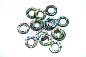 Mother of Pearl Hoops