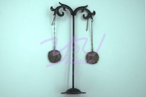 Ancient Roman Coin Dangling Earrings