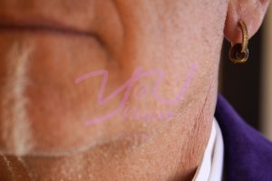 Tiger Eye Earring Hoops (small)