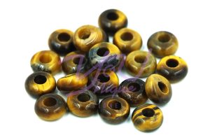 Tiger Eye Earring Hoops (small)