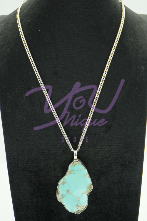 Turquoise Nugget Pendant