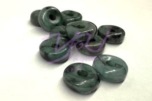 Emerald (smaller) Earring Hoops