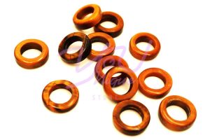 Tiger Eye Earring Hoops (Standard)