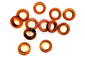 Tiger Eye Earring Hoops (Standard)