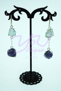 Aquamarine & Tanzanite Earrings
