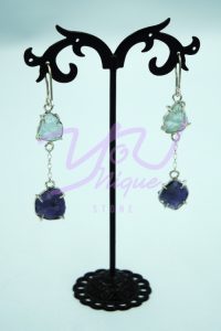 Aquamarine & Tanzanite Earrings
