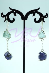 Aquamarine & Tanzanite Earrings