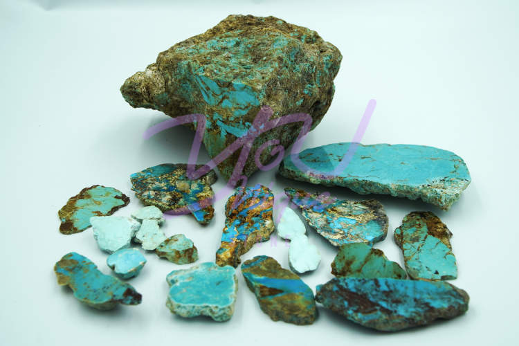 Turquoise Raw Stones Available