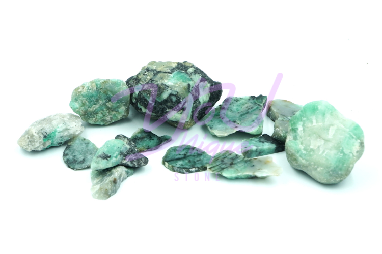 Raw Emerald Stones